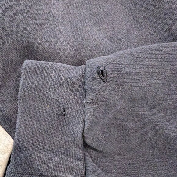 Air Jordan Hoodie "Sewing Project" Cream and Black Size Large - Picture 4 of 7